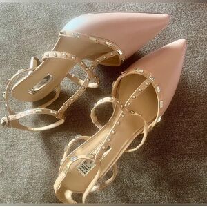 INC International Concepts Pink Studded Heels